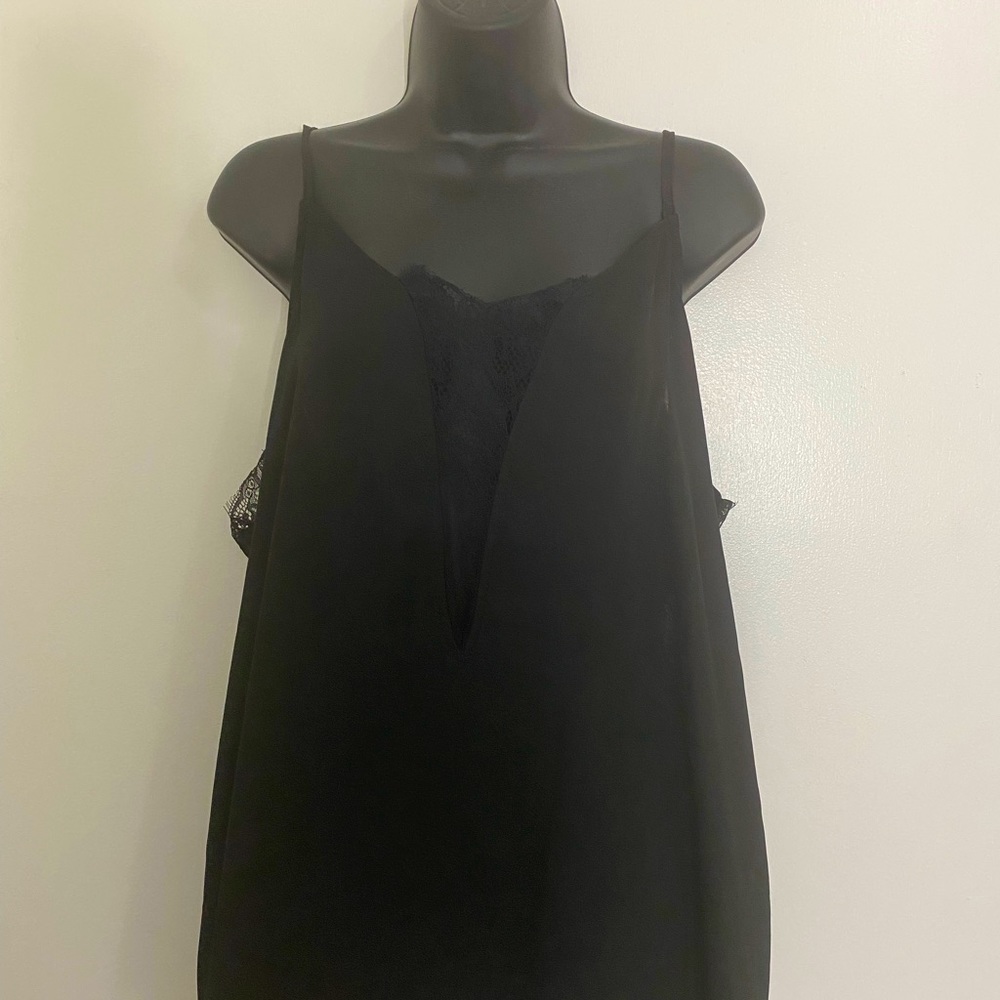 NWT Torrid Black Lace Inset Cami